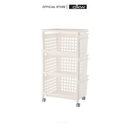 HH-1070/3W ชั้นวางของ 3 ชั้น มีล้อ Shelves 3 tiers w/wheel (knock down)