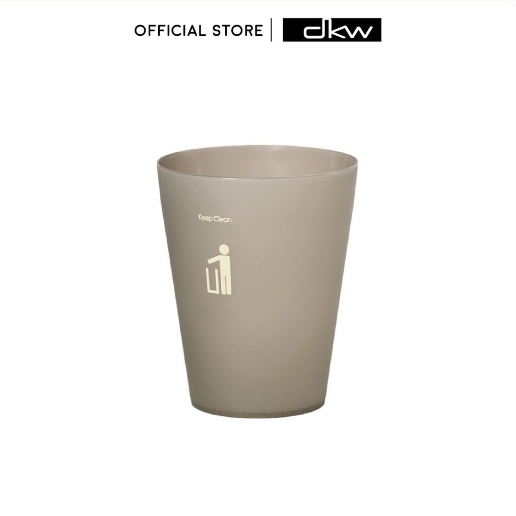 HH-204P ถังขยะกลม ไม่มีฝา 9 ลิตร (มี 11 สีให้เลือก) Round trash bin 9L w/print "keep clean"