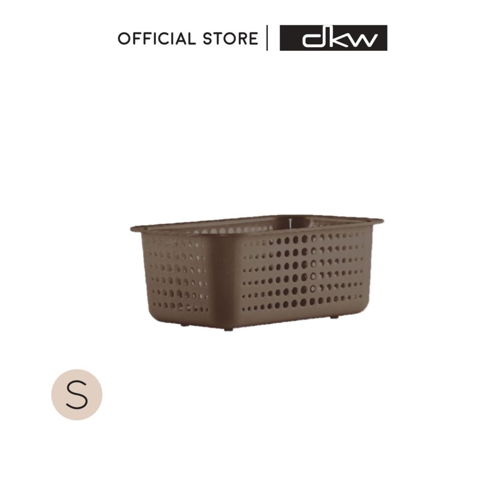 DKW HH-1212 (Size S) ตะกร้าอเนกประสงค์ Bubble storage basket ทรงเหลี่ยม ตะกร้าพลาสติก