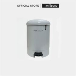 HH-297P ถังขยะขาเหยียบ 9 ลิตร Retro step open trash bin 9L w/print "keep clean" - Image 4