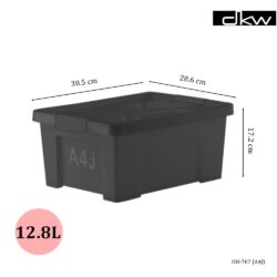 HH-707 กล่องอเนกประสงค์ ขนาด A4J 12.8 ลิตร  A4J Multi - purpose container (12.8L) - Image 5