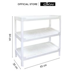 DKW ชั้น วางของ เก็บของตกแต่งบ้าน รุ่น HH-1066/3 ชั้นวางรองเท้า ชั้นวางหนังสือ - Image 3