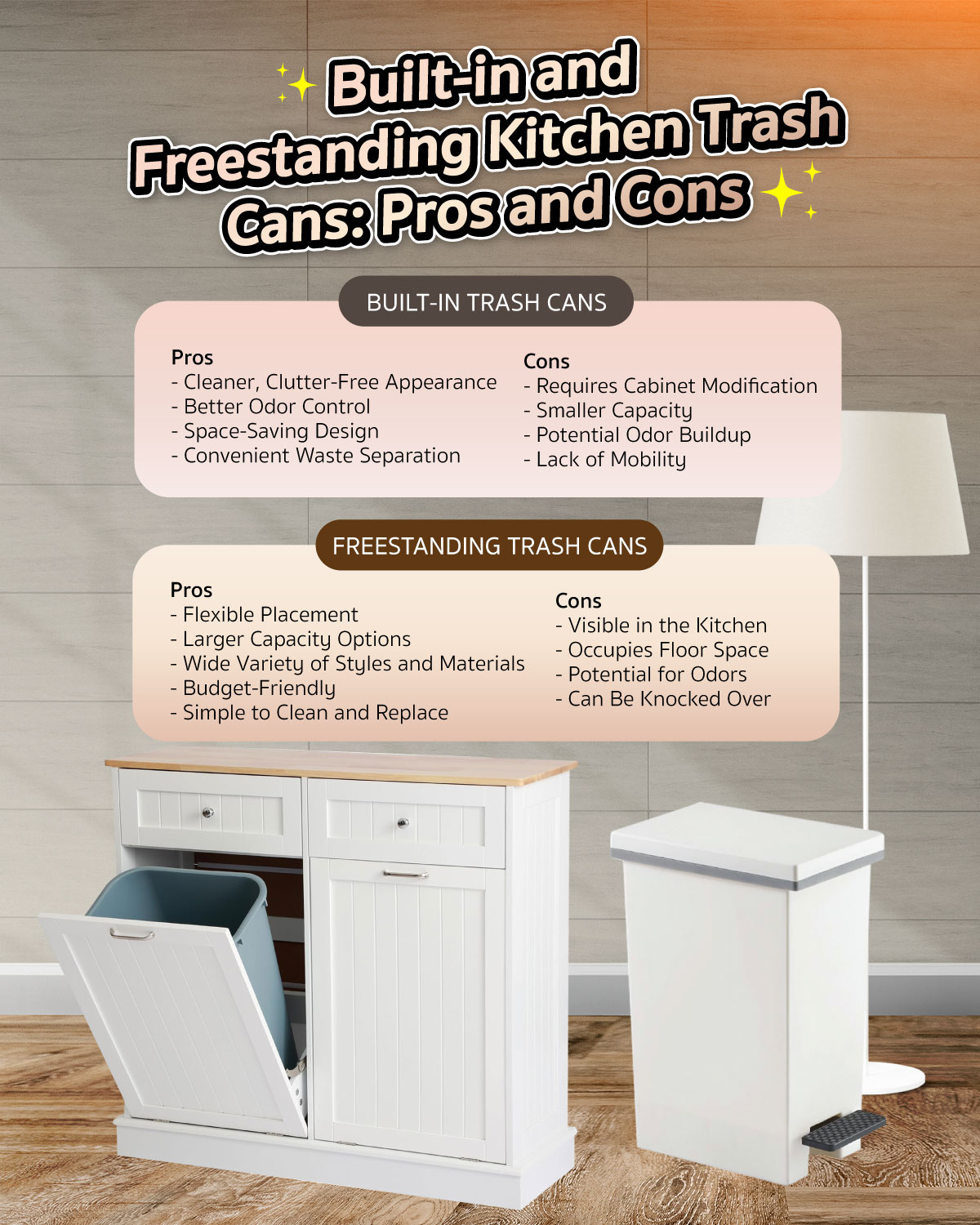kitchen trash can