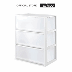 DKW HH-475/3 ตู้ ลิ้นชัก อเนกประสงค์หน้ากว้าง 3 ชั้น Modular Drawer 4 tiers