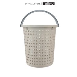 HH-1208 (มีหูหิ้ว) ตะกร้าผ้า ทรงกลม Bubble Round Laundry Basket ตะกร้า พลาสติก อเนกประสงค์ - Image 4