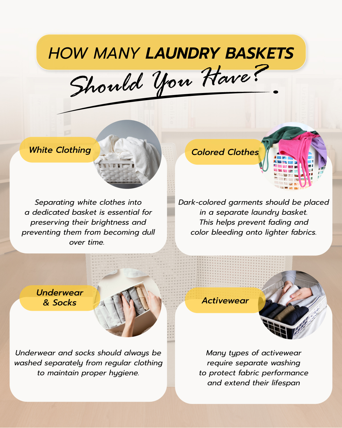 laundry basket with lid